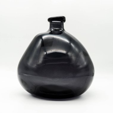 Siyah Şekilsiz El Yapımı Cam Vazo Görüntüyü Kapat