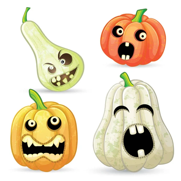 Set pumpkins for Halloween — Stock Vector