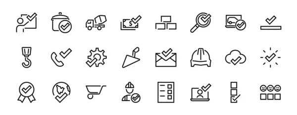 Simple Set Claim Related Vector Icon Lines Contains Icons File — Stock Vector