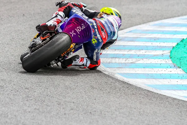 Maria Herrera Moto Teste Inverno Jerez Março Espanha — Fotografia de Stock