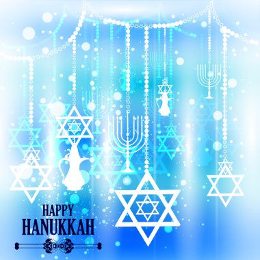 Hanuka Bayramınız kutlu olsun İsrail ışık Festivali kutlamaları için