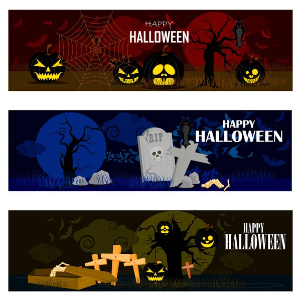 Halloween theme background — Stock Vector