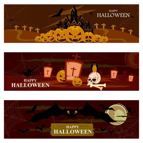 Halloween téma pozadí — Stockový vektor