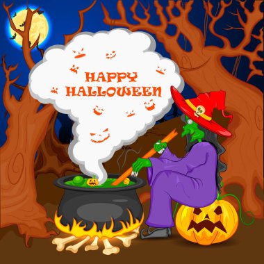 Mutlu Cadılar Bayramı korkutucu arka plan