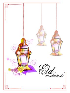 Eid Mubarak mutlu bayram arka plan