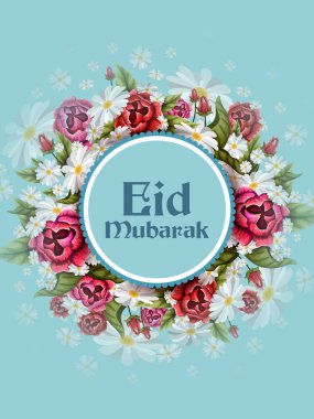 Eid Mubarak mutlu bayram arka plan