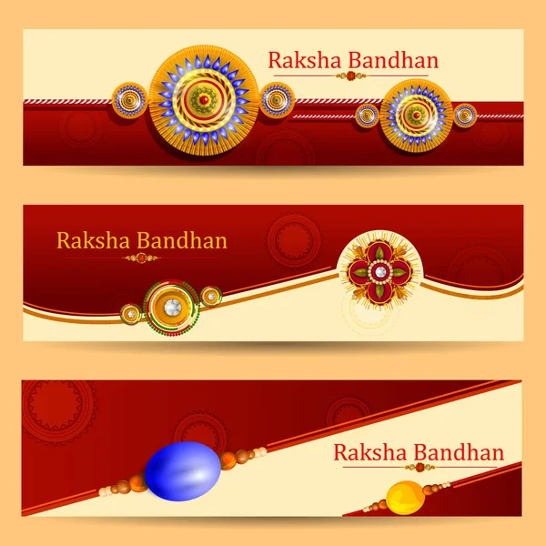 Ракхи фон для индийского фестиваля Raksha bandhan празднование — стоковый вектор