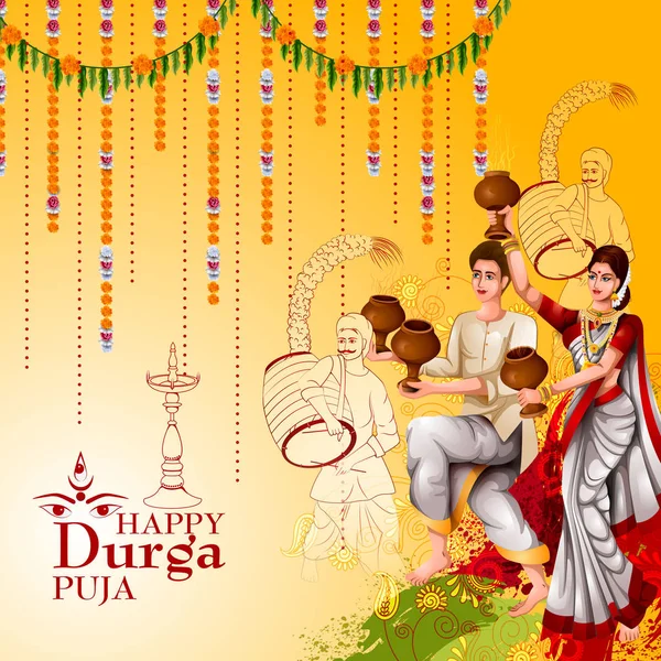 Mutlu Durga Puja Hindistan bayram geçmişi