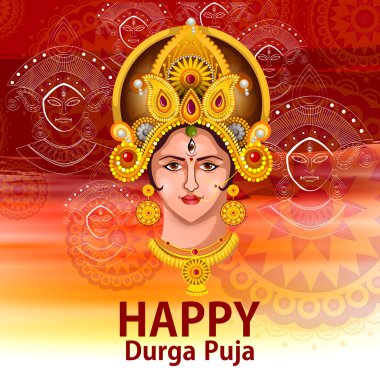 Mutlu Durga Puja Hindistan bayram geçmişi