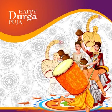 Mutlu Durga Puja Hindistan bayram geçmişi