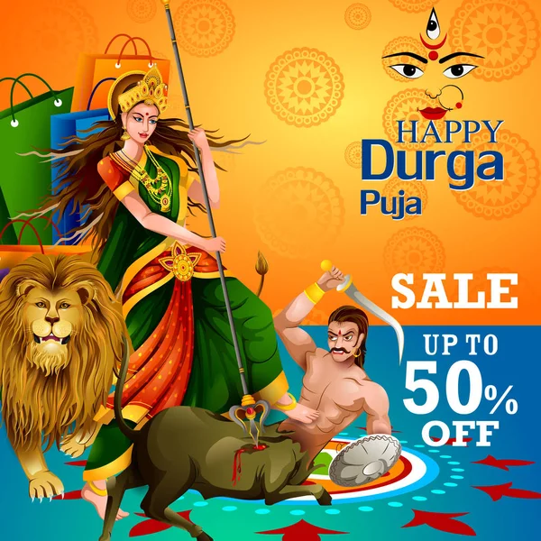 Mutlu Durga Puja Türkiye Festivali tatil satış teklif reklam arka plan