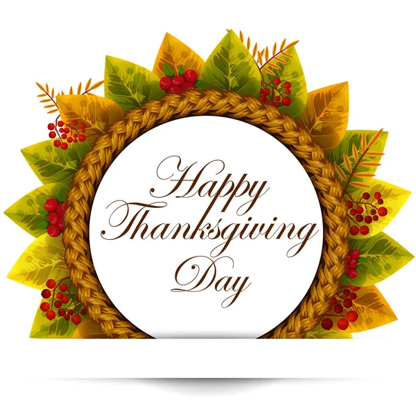 Thanksgiving oogst festival achtergrond — Stockvector