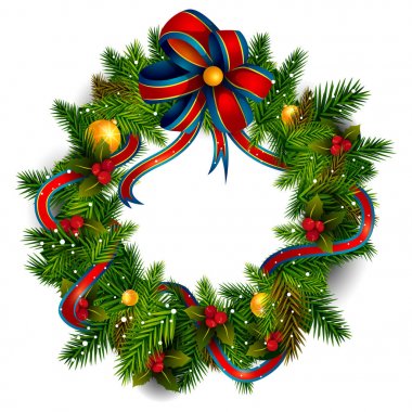 Mutlu yeni yıl ve mutlu Noeller tebrik için dekorasyon