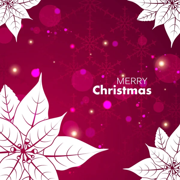 Décoration pour bonne année et joyeux Noël salutation — Image vectorielle