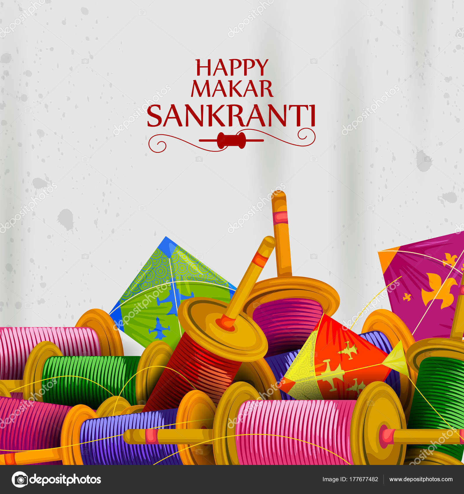 Easy To Edit Vector Illustration Of Happy Makar Sankranti Background Royalty Free SVG Cliparts Vectors And Stock Illustration Image 91872586