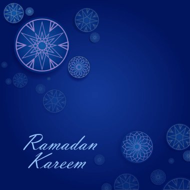 İslami kutlama arkaplanı Ramazan Kareem