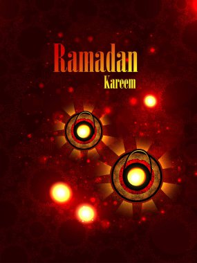 İslami kutlama arkaplanı Ramazan Kareem