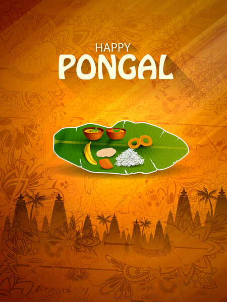Happy Pongal festival of Tamil Nad India