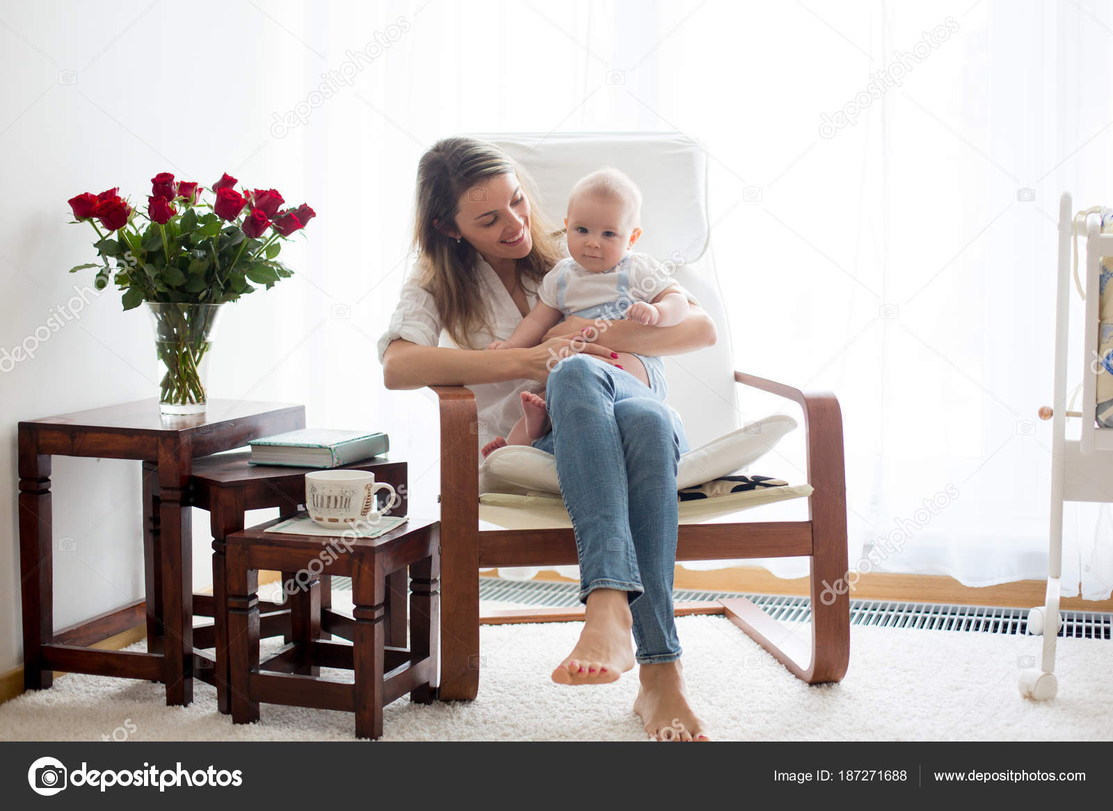 mother rocking chair