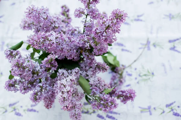 Lilac bouquet in a vase — Stock Photo, Image