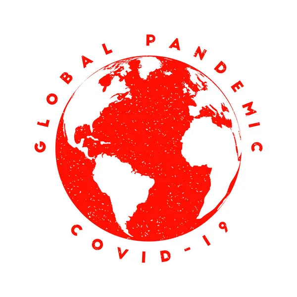 Pandemia Mundial Concepto Covid — Archivo Imágenes Vectoriales