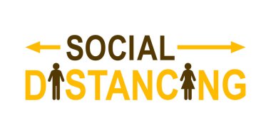 Toplumsal uzaklık kavramı, kelimenin kendisi ile birleşmiş ve mesafeyi koruyor.