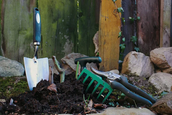 Variouse Equipo de Jardinería —  Fotos de Stock