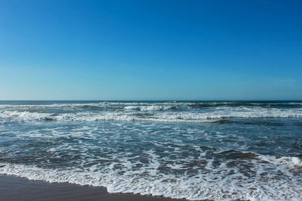 Pomponio State Beach közelében Halfmoon Bay Kalifornia State Route California, Egyesült Államok — Stock Fotó