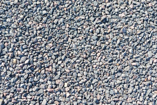 Gravel texture in the afternoon — Stock Photo, Image