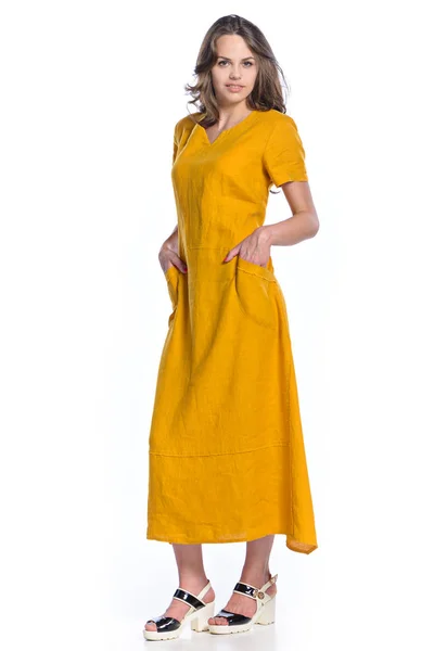 Ubrania tekstylne wyświetlone nastolatek — Zdjęcie stockowe