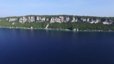 Ontario 'daki Bruce Yarımadası' nın güzel manzarası İHA 'dan izlendi