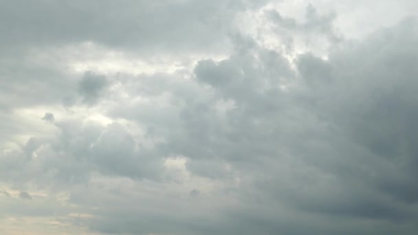 Timelapse Nuvens Avançando Direção Câmera Preenchendo Todo Quadro — Vídeo de Stock