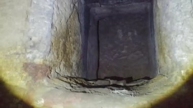 Yakma fırınının bacası kapatıldıktan sonra görülüyor.