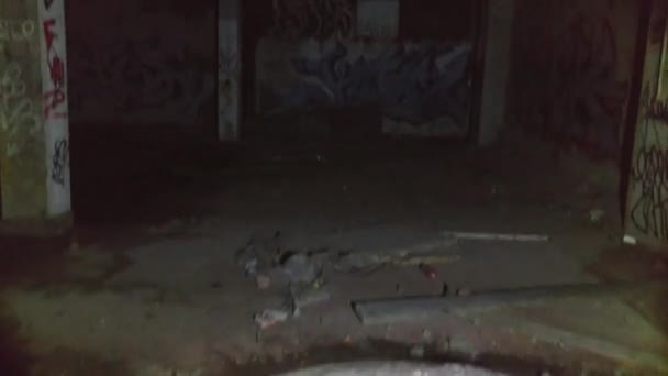 Interior Abandoned House Background — Stok video