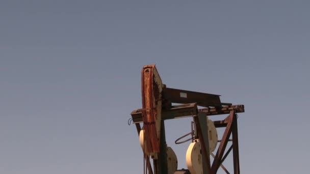 Yağ Pompası Petrol Endüstrisi Ekipmanı — Stok video