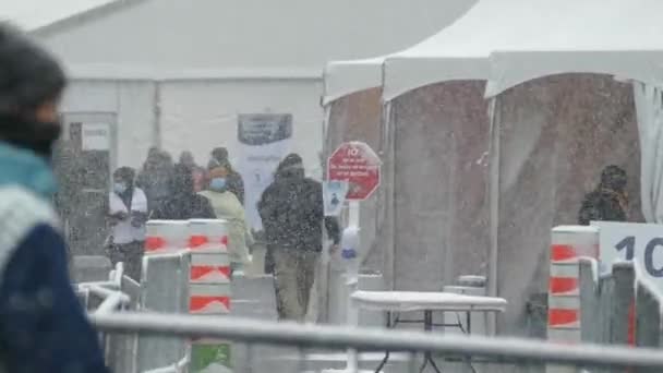 Detectiecentrum Voor Vroege Stadium Coronavirus Ziekte Die Velen Gedood Pandemie — Stockvideo