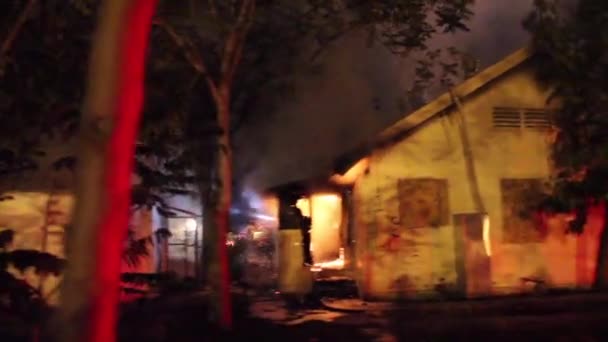 Backdraft Effraie Gamin Feu Maison — Video