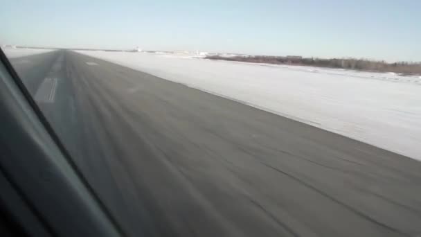 Vista Cabina Del Vuelo Despegue — Vídeos de Stock