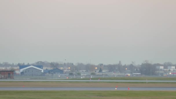 Klm Airbus A330 Повертається Під Час Відключення — стокове відео