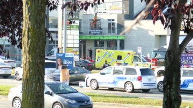 Montreal 'deki mafya cinayetinin ardından sabah trafiğinin yoğun olduğu saatlerde suç mahalli