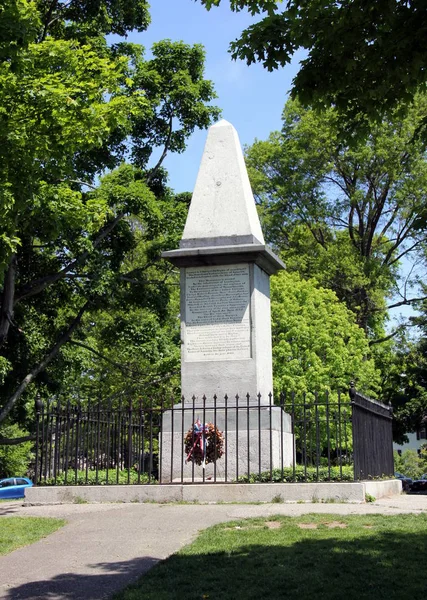 Revolutionära Monumentet 1799 Vid Lexington Battle Green Lexington Usa — Stockfoto