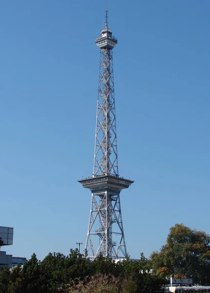 Berlin Radio Tower Słoneczny Dzień Niemcy — Zdjęcie stockowe