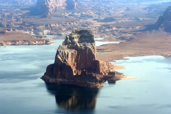 Vistas Avião Formações Rochosas Buttes Lake Powell Perto Page — Fotografia de Stock