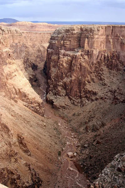 Άποψη Του Little Colorado River Canyon Κοντά Cameron Usa — Φωτογραφία Αρχείου