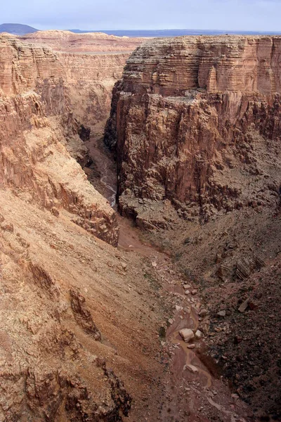 Άποψη Του Little Colorado River Canyon Κοντά Cameron Usa — Φωτογραφία Αρχείου