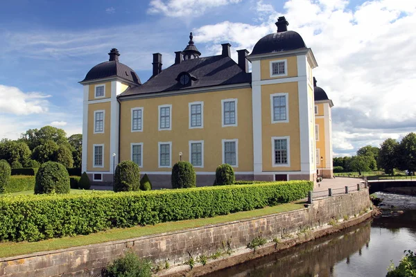 Stromsholm Castle Palácio Barroco Real Uma Ilha Rio Kolbacksan Extremo — Fotografia de Stock