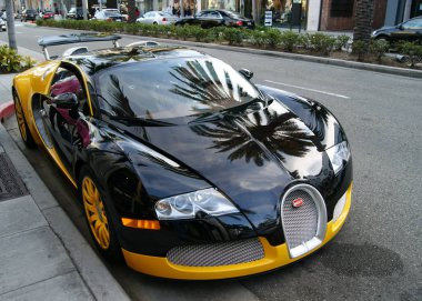 Bugatti Veyron Rodeo Drive, Beverly Hills, Ca - 10 Şubat 2012