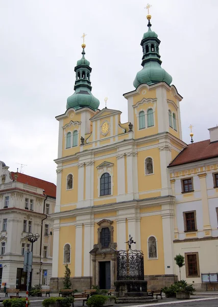 Chiesa Dell Assunzione Della Vergine Maria Hradec Kralove Repubblica Ceca — Foto Stock