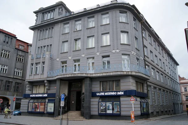 Galeria Sztuki Nowoczesnej Secesyjny Budynek 1912 Roku Hradec Kralove Czechy — Zdjęcie stockowe