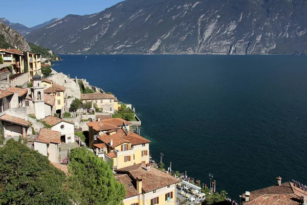 Limone Sul Garda Areal View Town Lake Garda Italy September — ストック写真